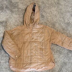 Quilted Tan puffer